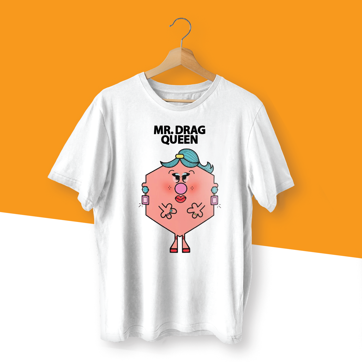 MR. DRAG QUEEN MR. MEN INSPIRED T-SHIRT - 0153