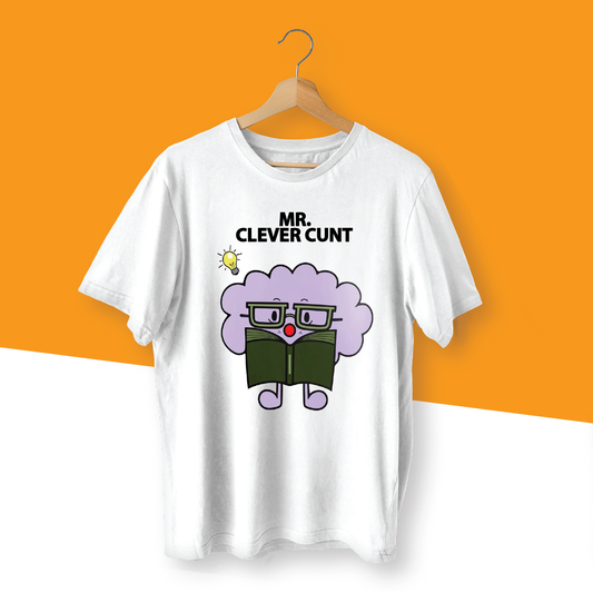 MR. CLEVER C*NT MR. MEN INSPIRED T-SHIRT - 0156