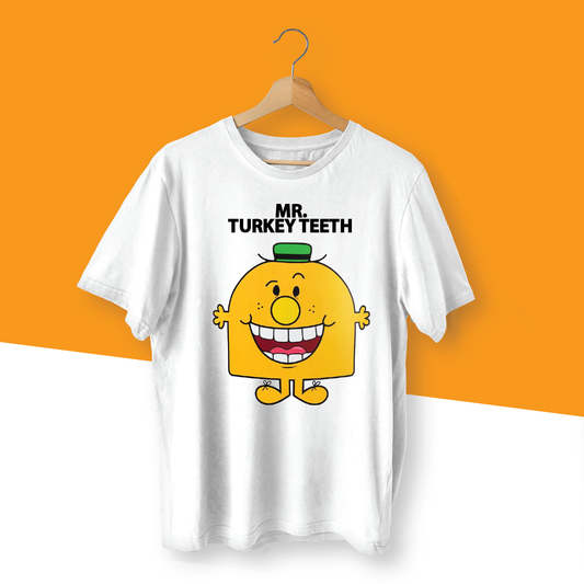 MR. TURKEY TEETH MR. MEN INSPIRED T-SHIRT - 0164