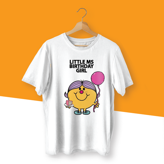 LITTLE MISS BIRTHDAY GIRL MISS INSPIRED T-SHIRT - 0177