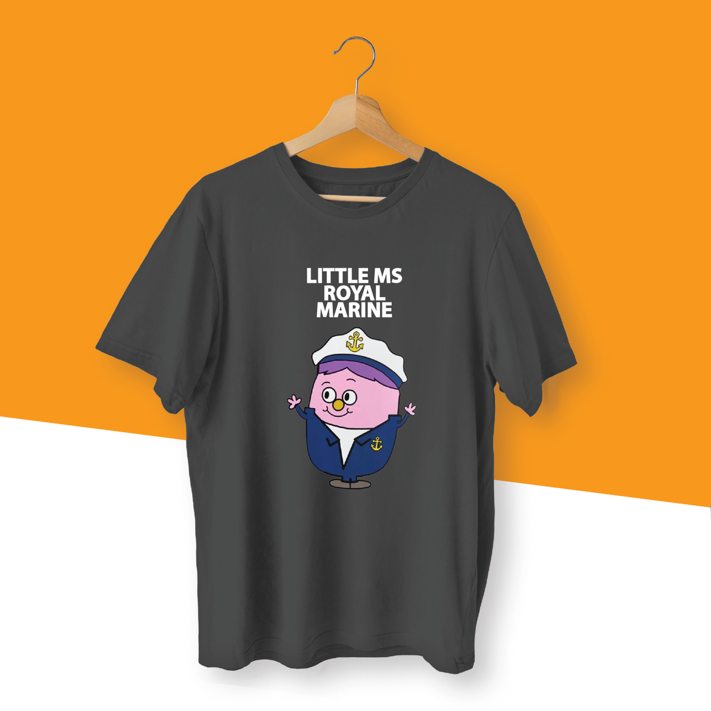 LITTLE MISS ROYAL MARINE MISS INSPIRED T-SHIRT - 0193