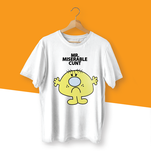 MR. MISERABLE C*NT MR. MEN INSPIRED T-SHIRT - 0194