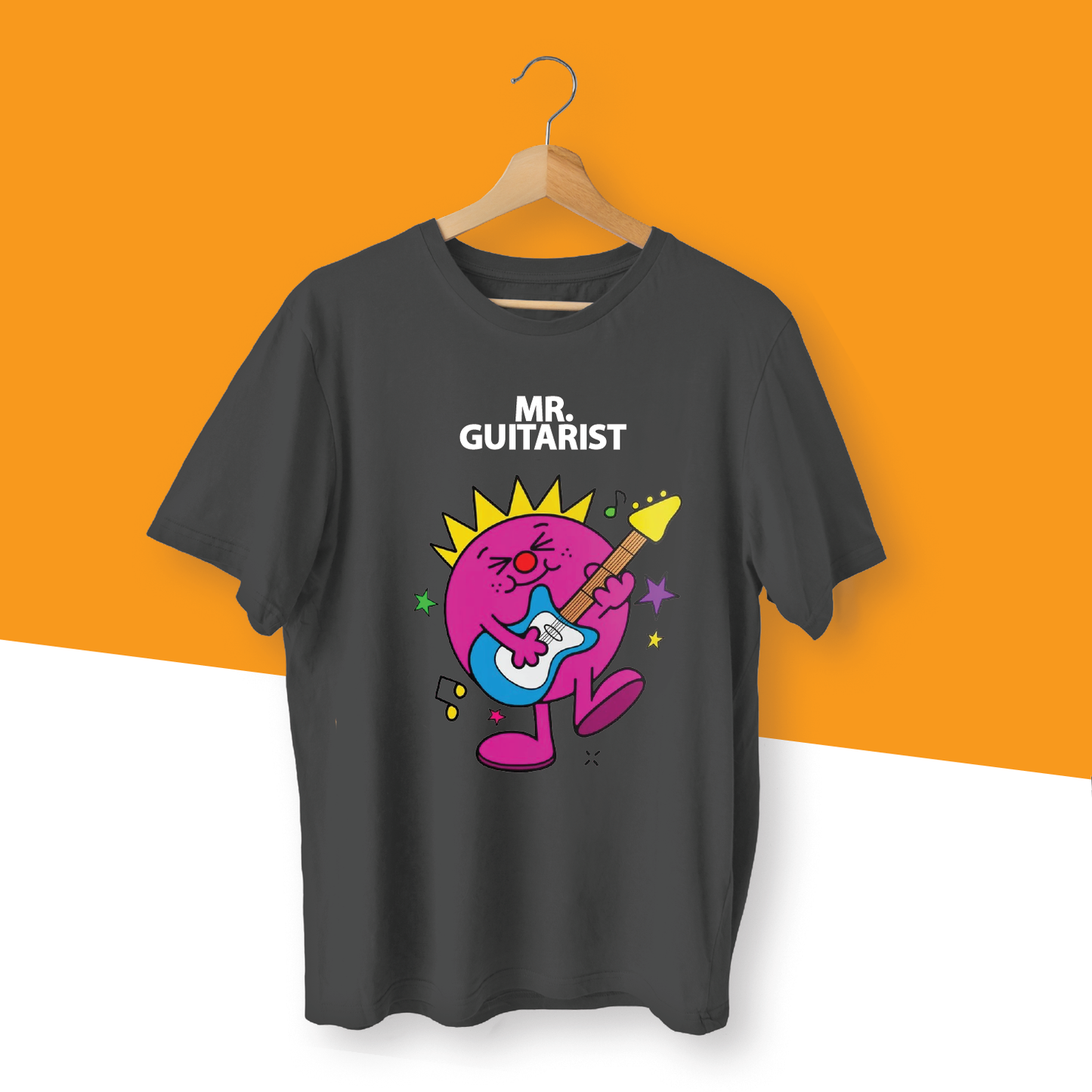 MR. GUITARIST MR. MEN INSPIRED T-SHIRT - 0200