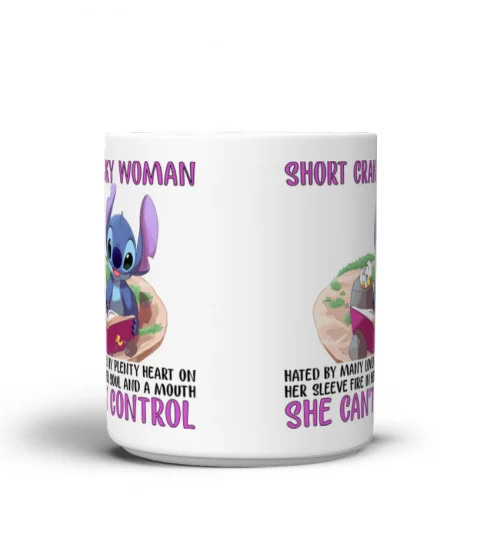 SHORT CRAZY WOMEN STITCH MUG 1014