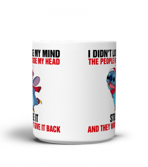 I DON'T LOSE MY MIND STITCH MUG 1010