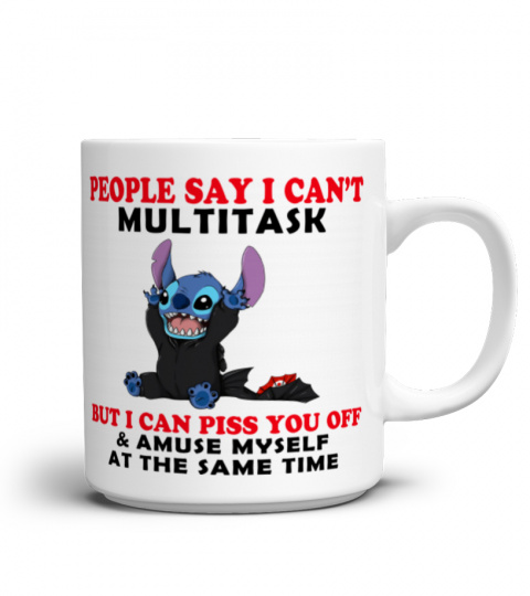 PEOPLE SAY I CAN'T MULTI TASK STITCH MUG 1019