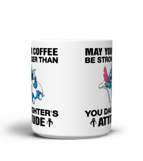 MAY YOUR COFFEE BE STRONGER STITCH MUG 1040