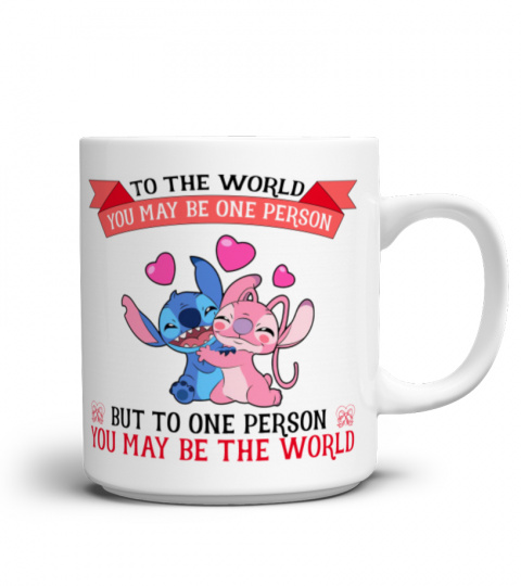 TO THE WORLD, YOU MAY BE ONE PERSON STITCH MUG 1028