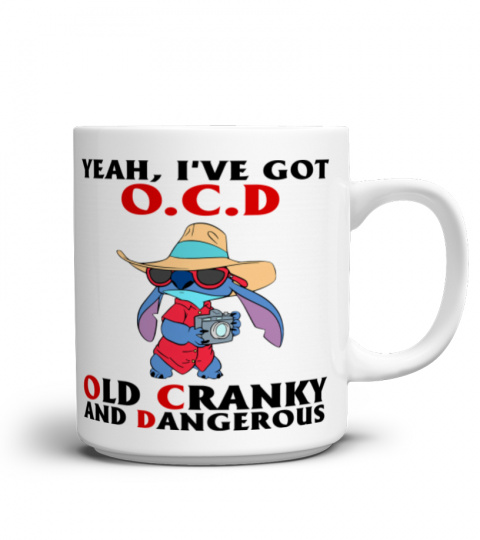 YEAH, I'VE GOT O.C.D STITCH MUG 1056