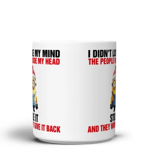 I Didn't Loose My Mind, The People Inside My Head Stole It - Novelty Minion Mug 1022