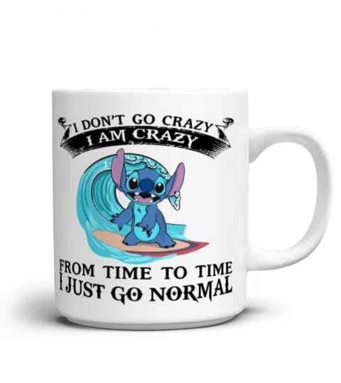 I DON'T GO CRAZY, I AM CRAZY STITCH MUG 1008