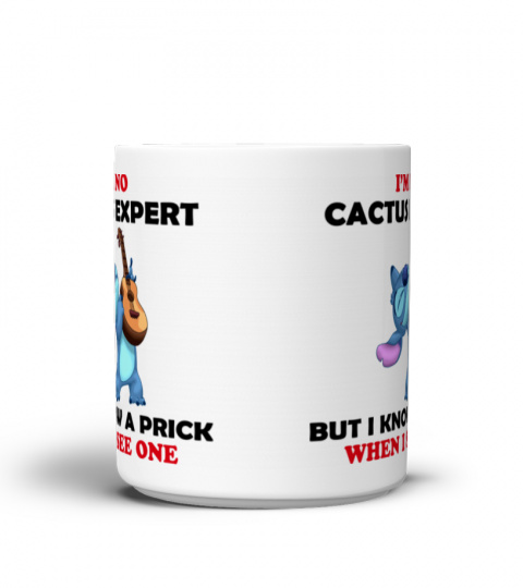 IM NO CACTUS, BUT I KNOW A PRI*K WHEN I SEE ONE STITCH MUG 1042