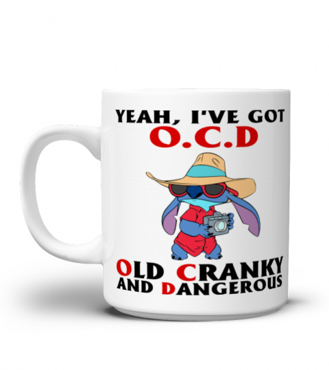 YEAH, I'VE GOT O.C.D STITCH MUG 1056