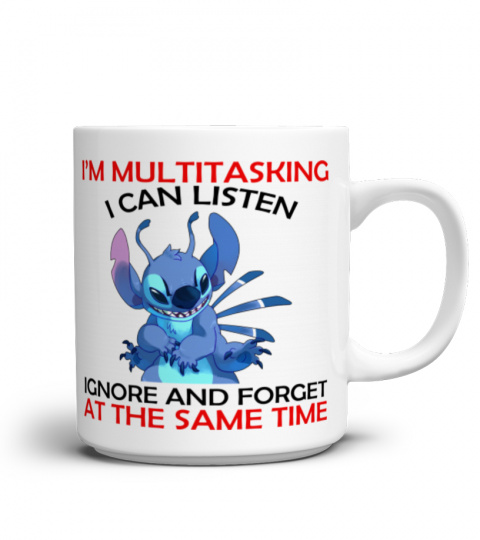 IM MULTITASKING, I CAN LISTEN STITCH MUG 1033