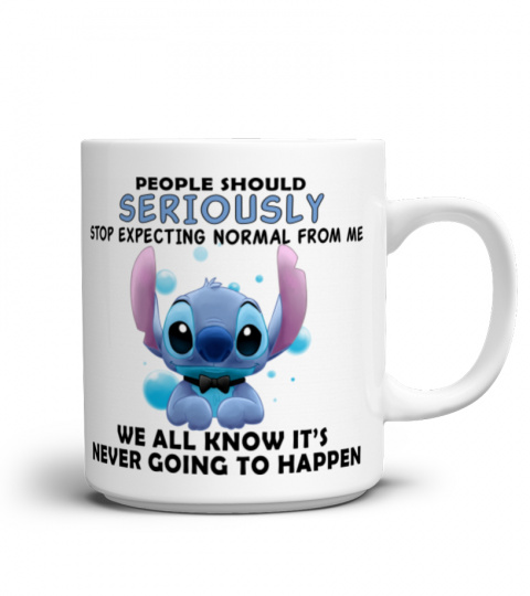 PEOPLE SHOULD STOP EXPECTING NORMAL FROM ME STITCH MUG 1015