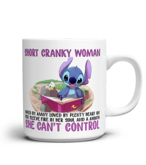 SHORT CRAZY WOMEN STITCH MUG 1014