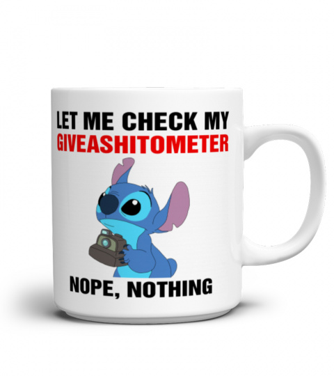 LET ME CHECK MY GIVASHITOMETER STITCH MUG 1045